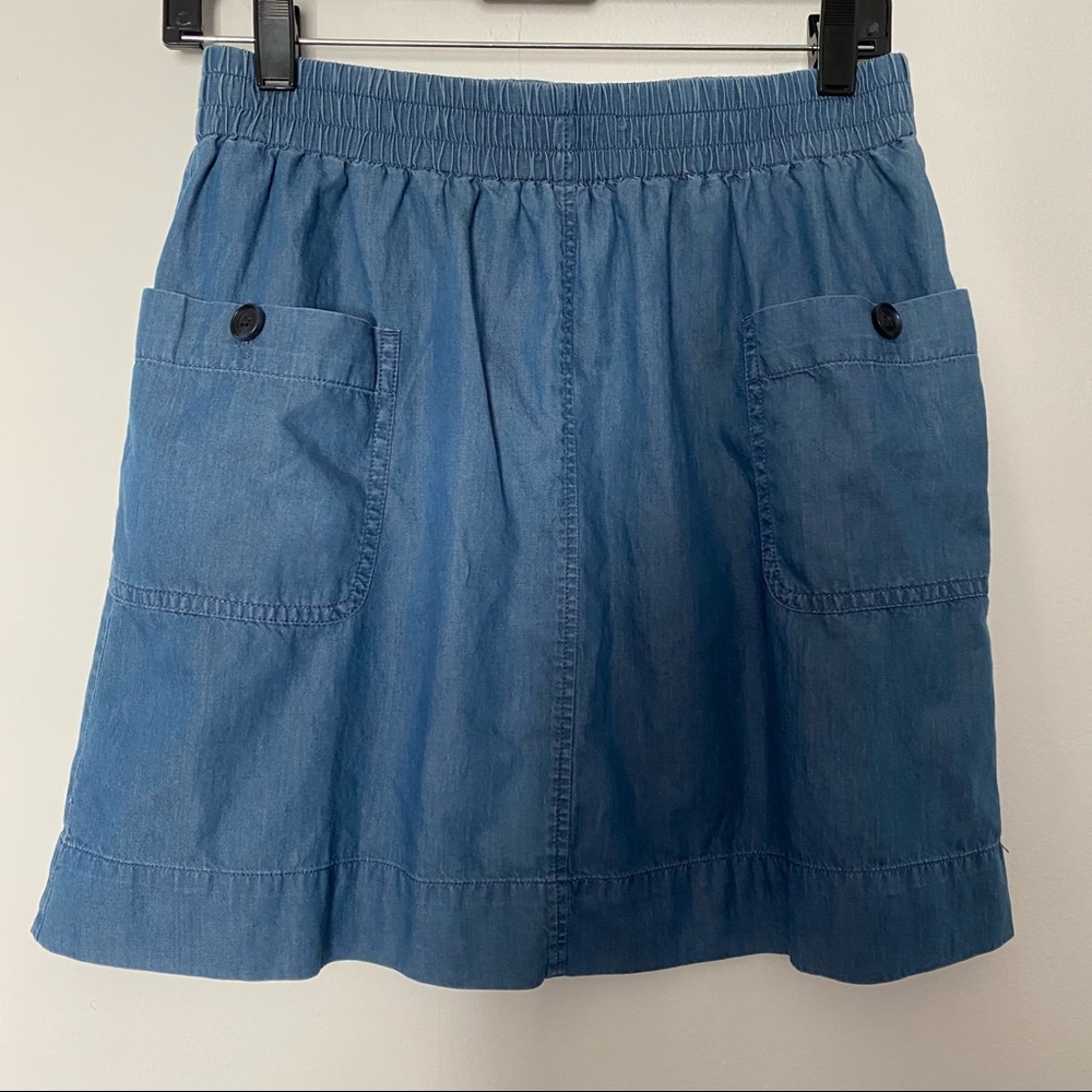 J. Crew| Chambray Skirt